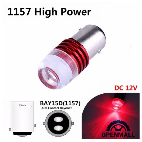 Bóng LED Đèn hậu thắng phanh xe hơi ô tô SIÊU tiết kiệm ánh sáng ĐỎ nhấp nháy 1157 cho Toyota Vios Innova chớp / không