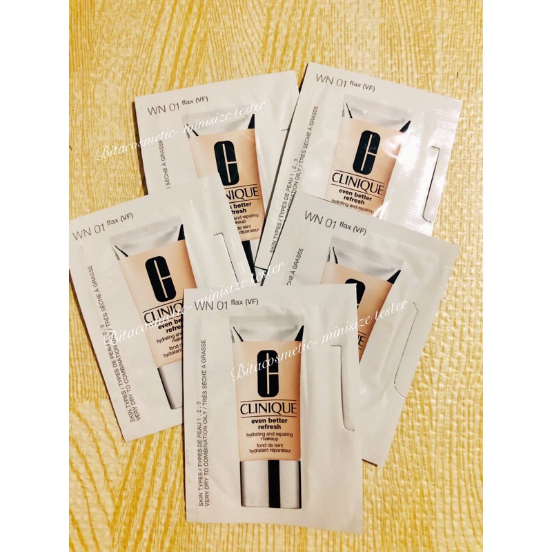 Sample 1ml kem nền Clinique even belter refresh tone 01