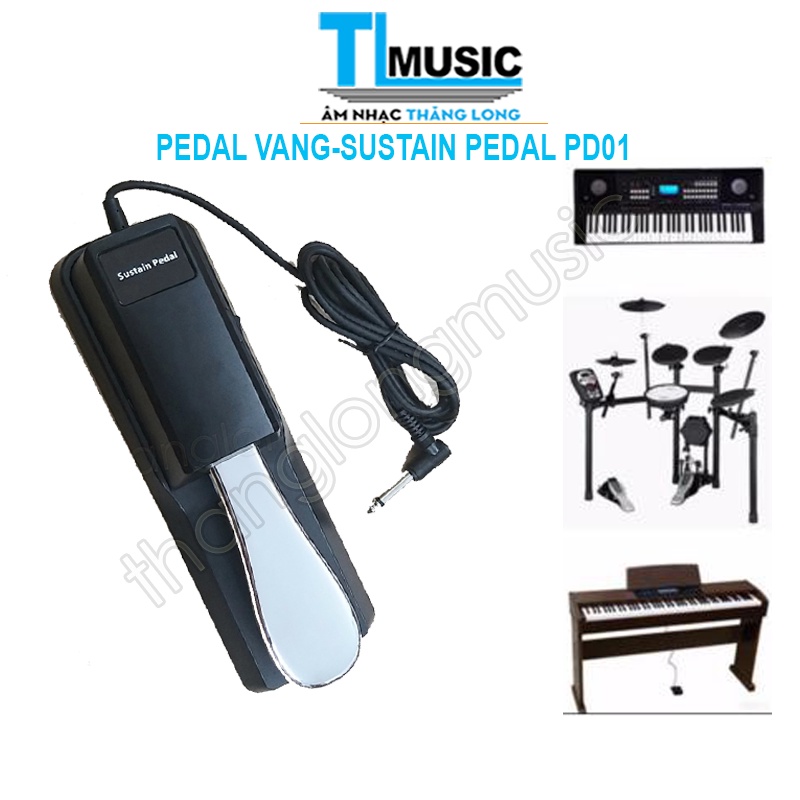 Sustain Pedal, Pedal vang dùng cho đàn Organ và Piano điện