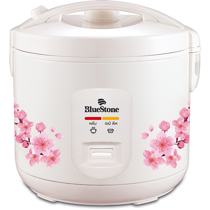 Nồi cơm điện Bluestone RCB-5525, Công suất 700W, Dung tích 1.8 lít, Bảng điều khiển nút nhấn, Bảo hành 24 tháng