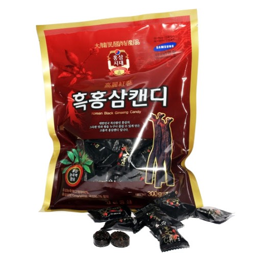 Kẹo hắc sâm Vitamin 300g Tặng Kẹo Hồng Sâm Sobaek 200g [ MUA 1 ĐƯỢC 2 ] - BẢO ANH