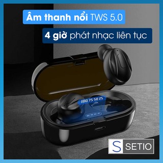 FREESHIP - Tai nghe bluetooth mini nhét tai bluetooth không dây có mic tws 5.0 HIFI XG13pro tai nghe blutooth