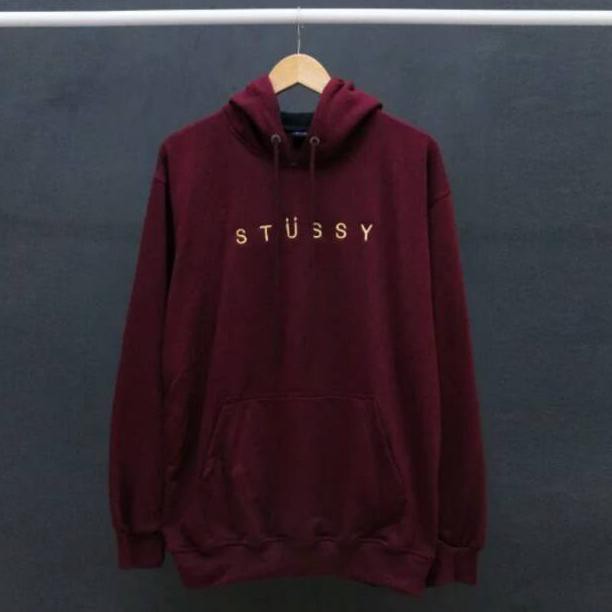 Áo Hoodie In Chữ Stussy Thời Trang Cho Nam