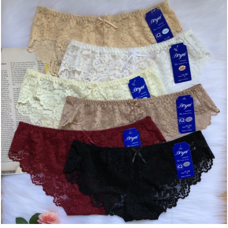 quần lót nữ, ren nguyên mông size M,L, XL (40kg đến 60kg) hiệu boya mã 051