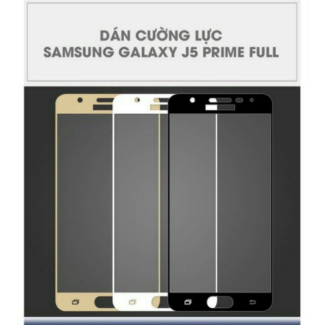 Dán cường lực full màn hình galaxy j5 prime