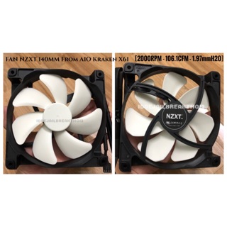 Quạt tản nhiệt Fan Case NZXT 140MM 2000RPM thổi rad tháo rời AIO Kraken X61