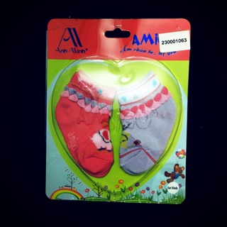 Hop 2 doi Vớ sơ sinh cao cấp <Amigo>