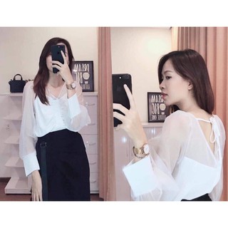 ÁO SƠ MI VOAN CHẤT VẢI ĐẸP