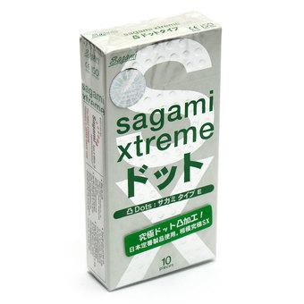 [ GIÁ SỈ ] - Bao cao su siêu mỏng, Gân gai nổi, ôm khít Sagami Extreme - hộp 10 chiếc