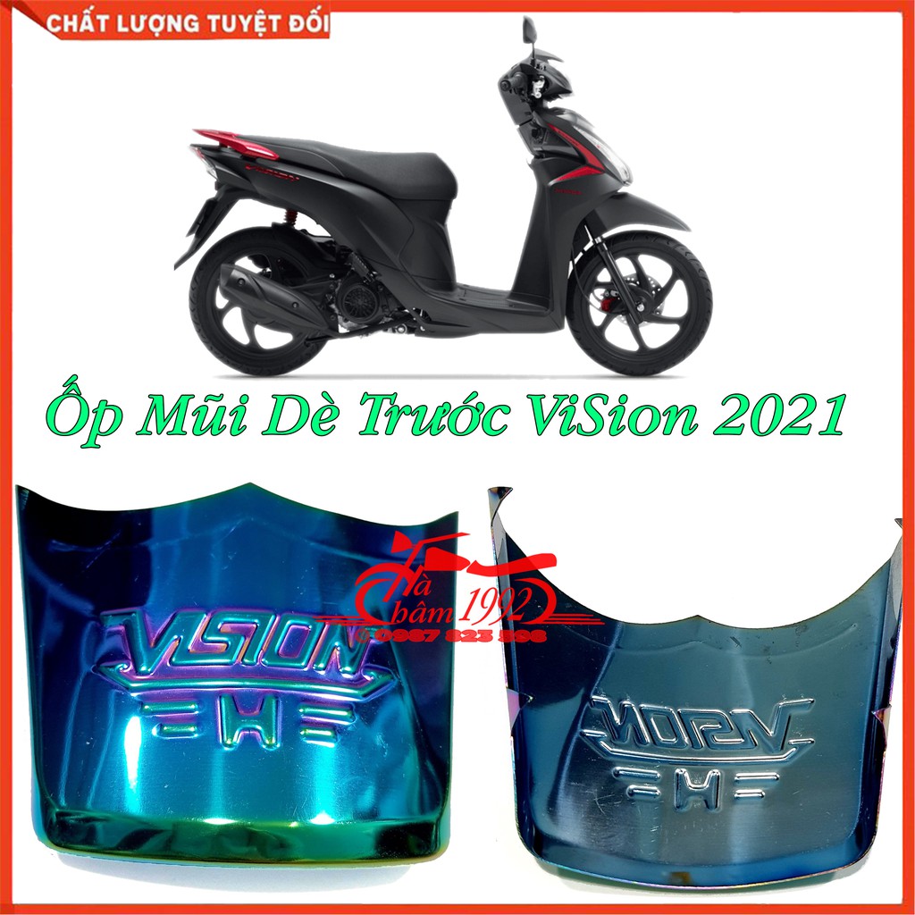 Ốp Mỏ Dè Vision 2021-22, Bọc Mõm Dè Xe Vision, Bịt Mỏ Bịt Đuôi Dè Xe Vision, Bịt Mõm Dè Xe Vision, Ốp Mũi Dè Xe Vision