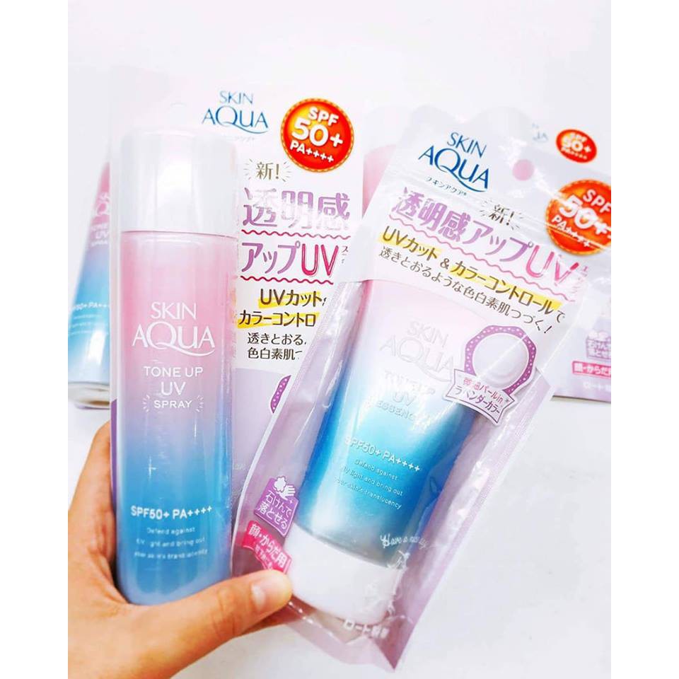 Kem Chống Nắng Skin Aqua Tone Up UV Essence Nhật Bản