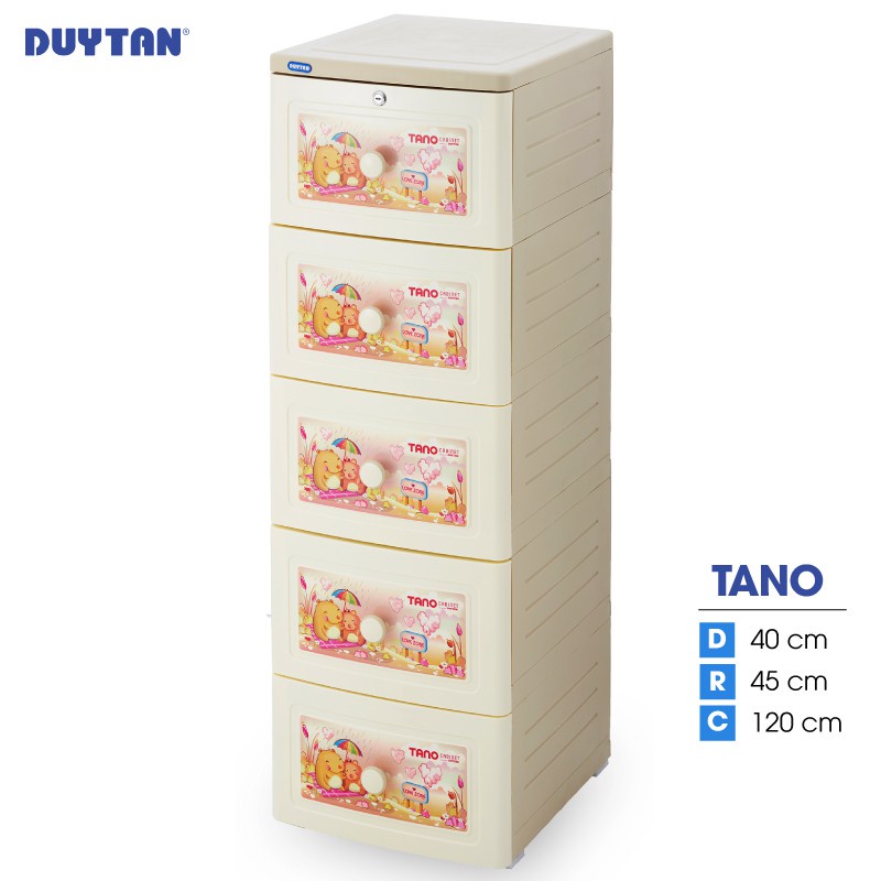 Tủ nhựa Duy Tân Tano 3/4/ 5 ngăn cỡ nhỏ tiện dụng - Nhiều hoa văn