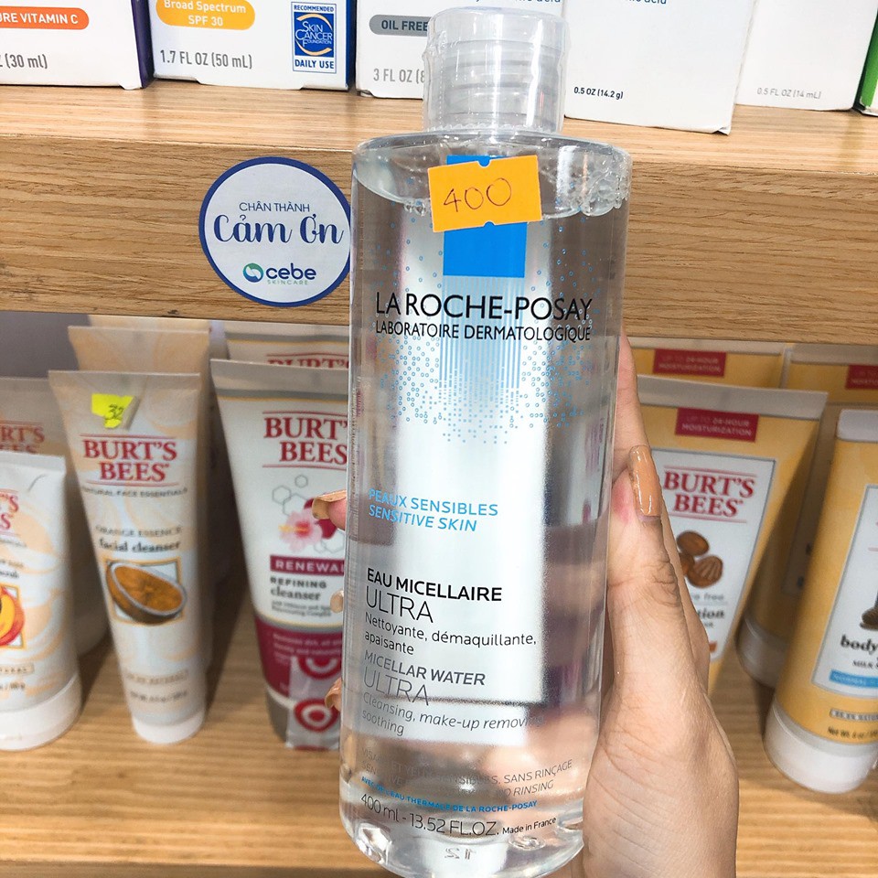 Nước tẩy trang da nhạy cảm La Roche-Posay Eau Micellar Water Ultra for Sensitive Skin