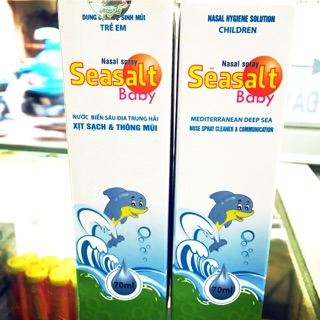Dung dịch vệ sinh mũi Seasalt baby