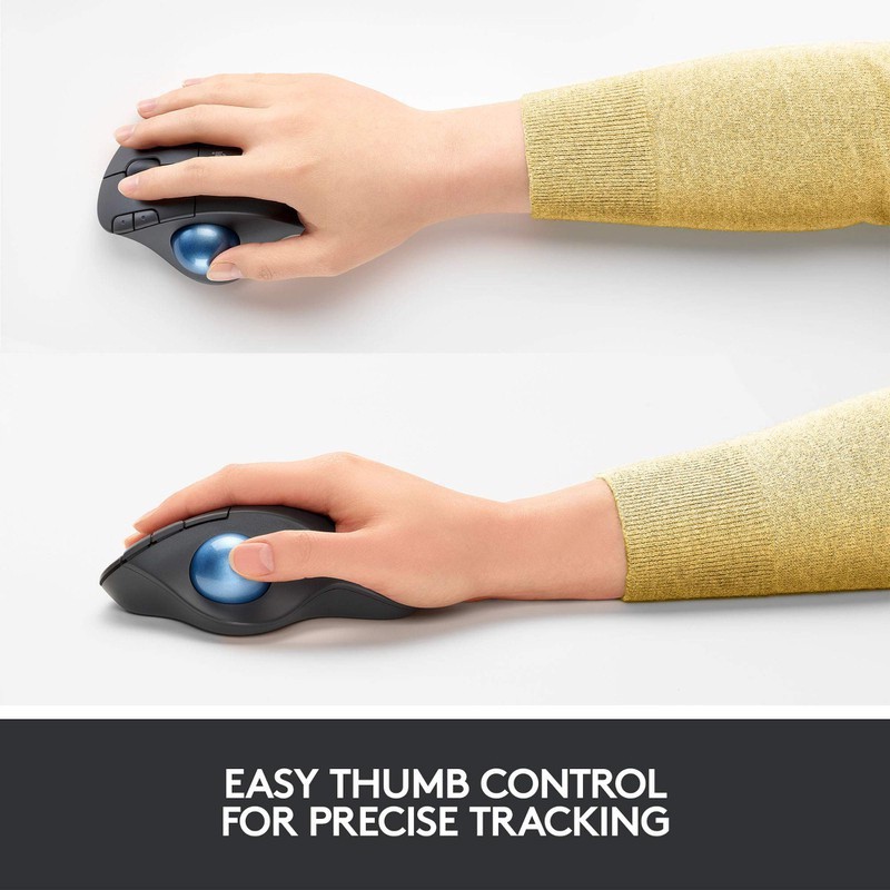 Chuột Laser Không Dây Logitec Wireless Trackball ERGO M575 - Hàng Chính Hãng cao cấp