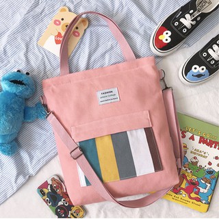 ⚡️ túi tote vải - túi đeo chéo thời trang, phong cách hàn quốc, túi ulzzang