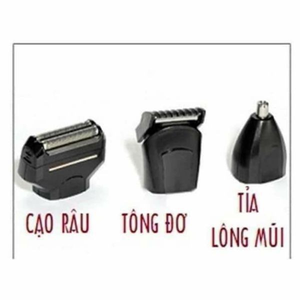 Tông Đơ Cắt Tóc - Máy Cạo Râu Keime 3in1 Chuyên Nghiệp Tặng Kèm 8 Phụ Kiện Cao Cấp