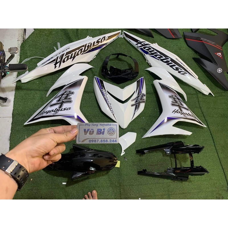 Tem rời hayabusa cho exciter 150 trắng