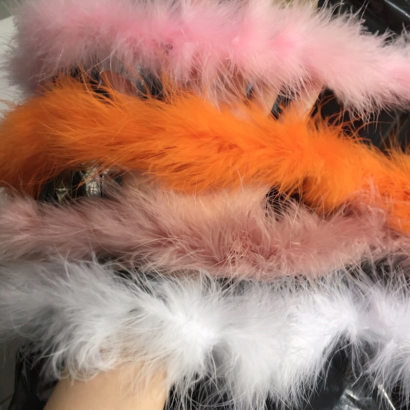 ( Muốn lông nhiều chọn lông vũ) LÔNG VŨ LÔNG GÀ DÀI 1.8m dụng cụ may vá