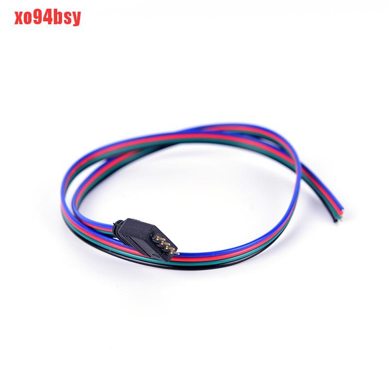 1 Dây Nối Đầu Đực 50cm 4pin Màu Đỏ Cho Đèn Led Rgb 3528 5050