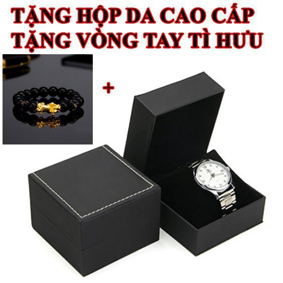 [Fullbox - Bảo hành 12 tháng] Đồng hồ nam RLS-38mm đính viền đá dây kim loại đúc đặc cao cấp bảo hành 12m autowatch | BigBuy360 - bigbuy360.vn