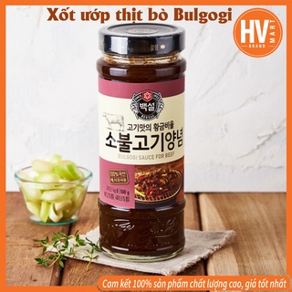 [Hàng Hot] Sốt Ướp Thịt Bò Bulgogi Beksul 290g 소불고기양념. Nấu Nhiều Món Ngon. Chuẩn Hàn