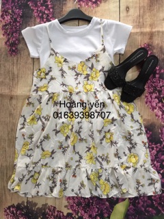 Set váy bầu bí bon chen nha