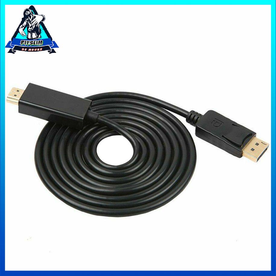 1,8 mét Cổng hiển thị siêu dài 6FT Hiển thị cáp tương thích DP tới HDMI [8/11]