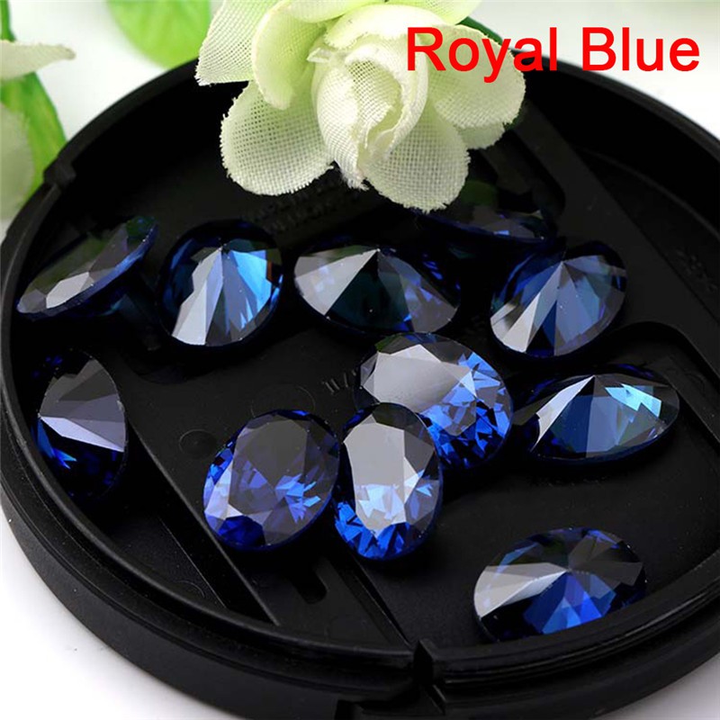 Đá zircon hình bầu dục kích thước 10mmx14mm dùng làm đồ trang sức