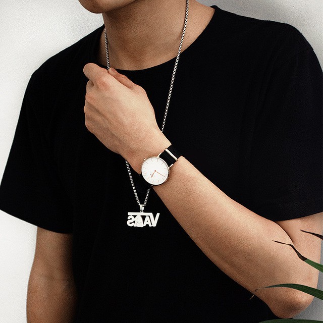 Dây Chuyền Vòng Cổ Chữ VANS - THRASHER Ngọn Lửa Phong Thép Titan Hiphop - VC018