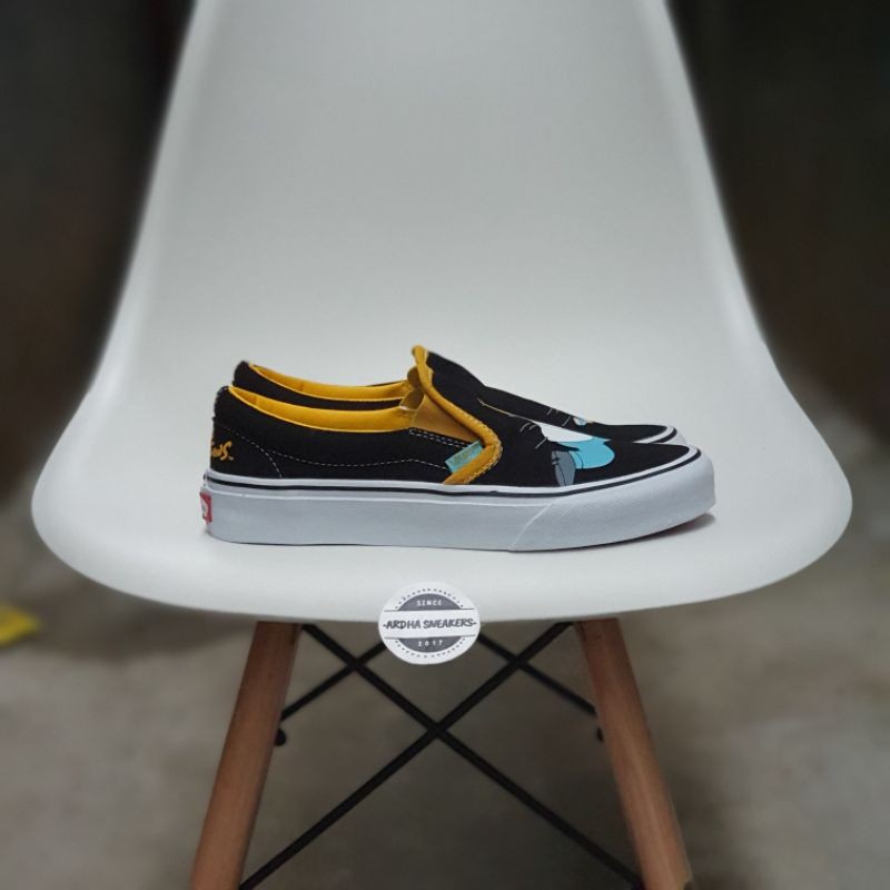 Giày Vans Slip On X Simpsons Đen