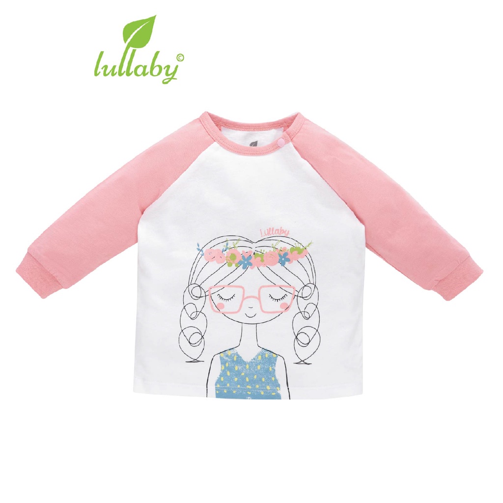 Lullaby Áo dài tay raglan Bé gái NH695P