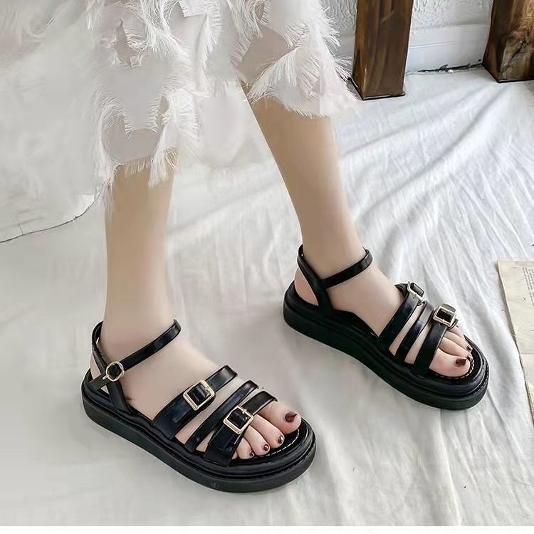 Giày Sandal Thể Thao Đế Dày Thời Trang Mùa Hè 2022 Phong Cách Mới Cho Nữ