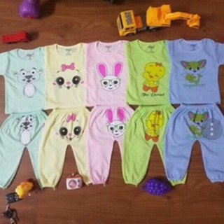 Combo 25  bộ dài tay  cotton cho bé