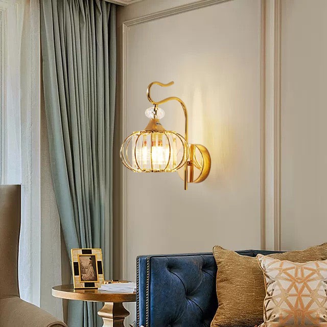 Đèn Tường Pha Lê Hiện Đại T315D Trang Trí Phòng Ngủ, Đèn Cầu Thang, Hành Lang Lối Đi, Tặng Kèm \bóng Đèn Led