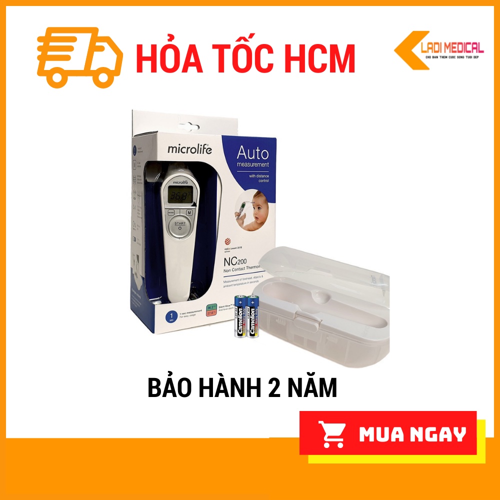 Nhiệt kế điện tử hồng ngoại Microlife NC200