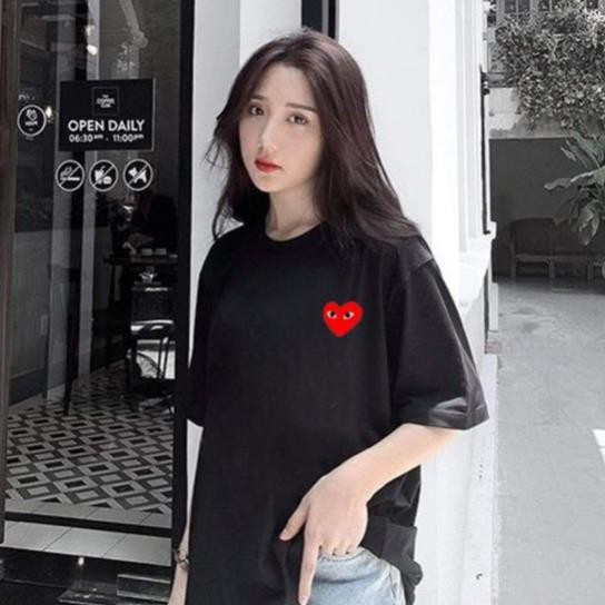 Áo thun tay lỡ UNISEX Nam Nữ - Heart Play