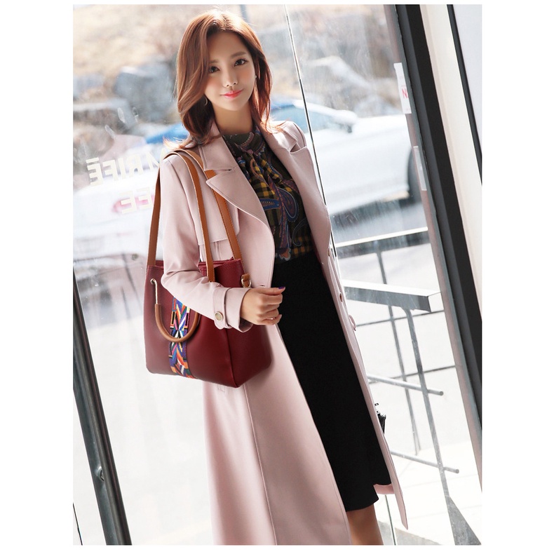 Túi Xách Đeo Vai Kích Thước Lớn Phong Cách Thời Trang Âu Mỹ 2022 Dành Cho Mẹ Và Bé