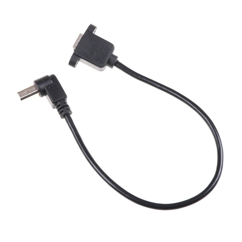 Bảng Mạch Ecmy Chuyển Đổi USB2.0 B Sang Male 90°Dây Cáp Góc Phải 30cm Màu Đen