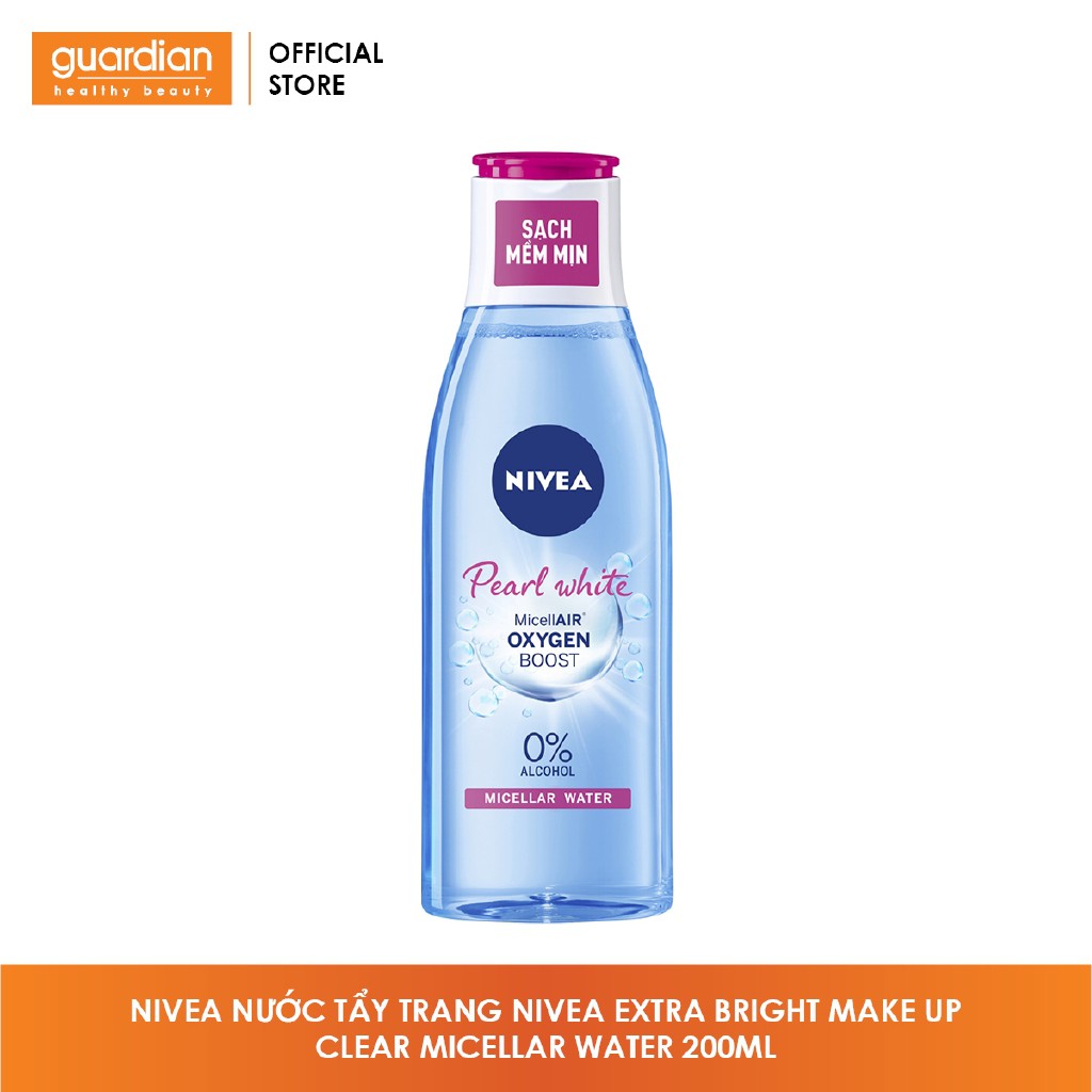 Nước Tẩy Trang Làm Sáng Da Nivea Extra Bright Make Up Clear Micellar Water 200ml