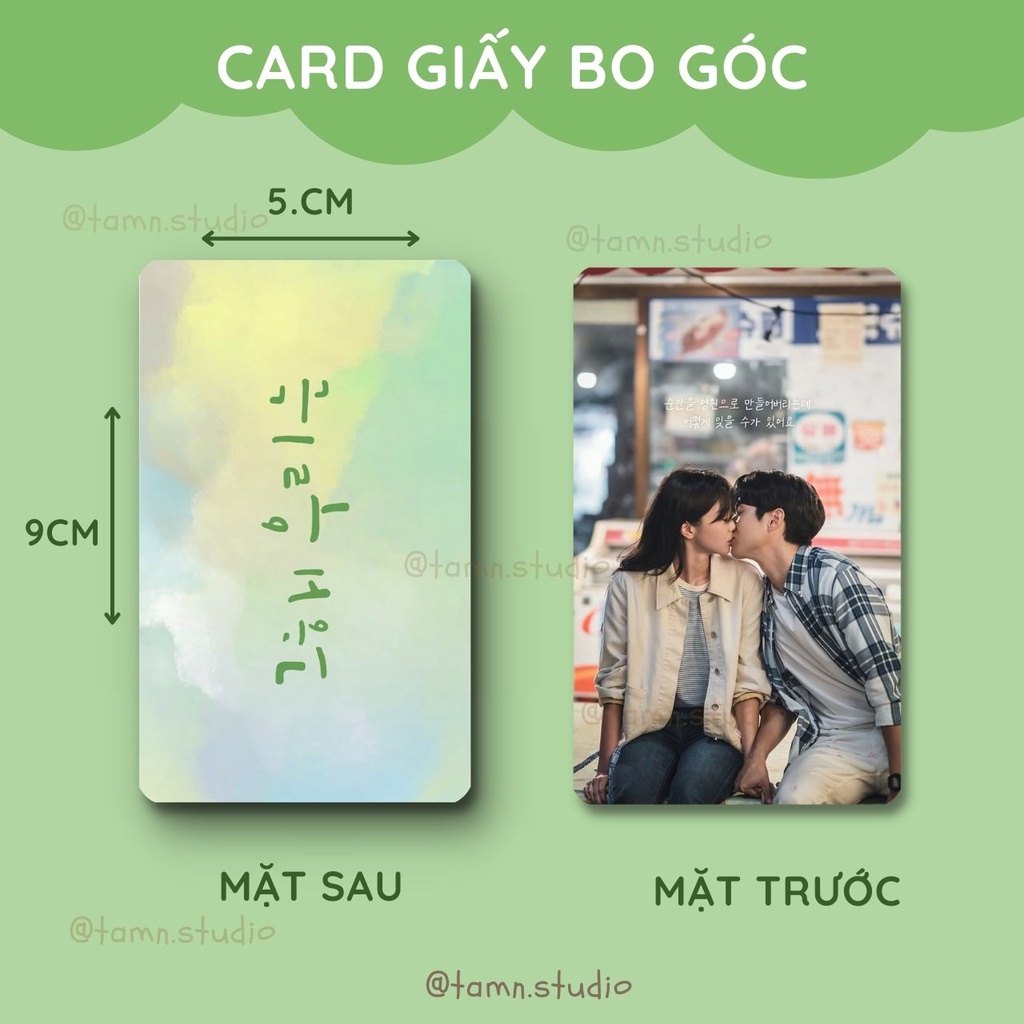 🍃 Tiệm Nhà Tamn | Set 5 Card 2 Mặt - Bo Góc | Phim "Mùa hè yêu dấu của chúng ta" | 🍃 (Tặng kèm 2 Card 1 mặt)