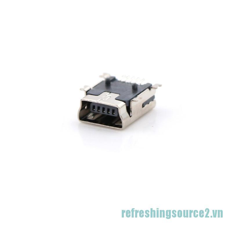 20 Giắc Cắm Usb Type B Cái 5-pin 180 Độ Smd Smt Pcb