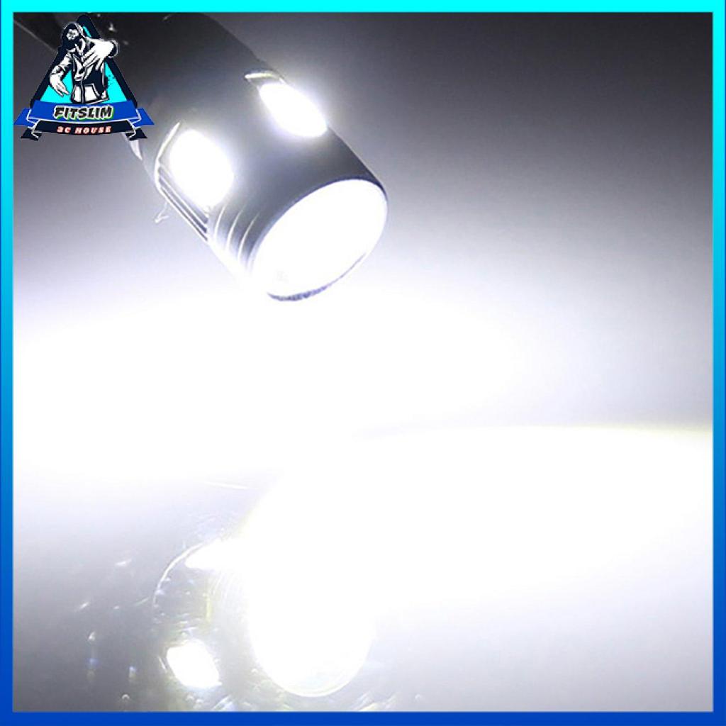 Bóng đèn led T10 5630 6SMD W5W 12V gắn đuôi xe hơi