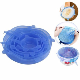 SET 6 NẮP SILICONE BẢO QUẢN THỰC PHẨM