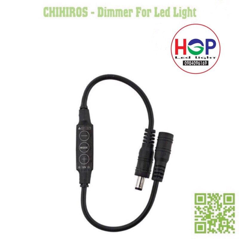 Dimmer CHIHIROS tăng giảm độ sáng đèn quạt 12-24v