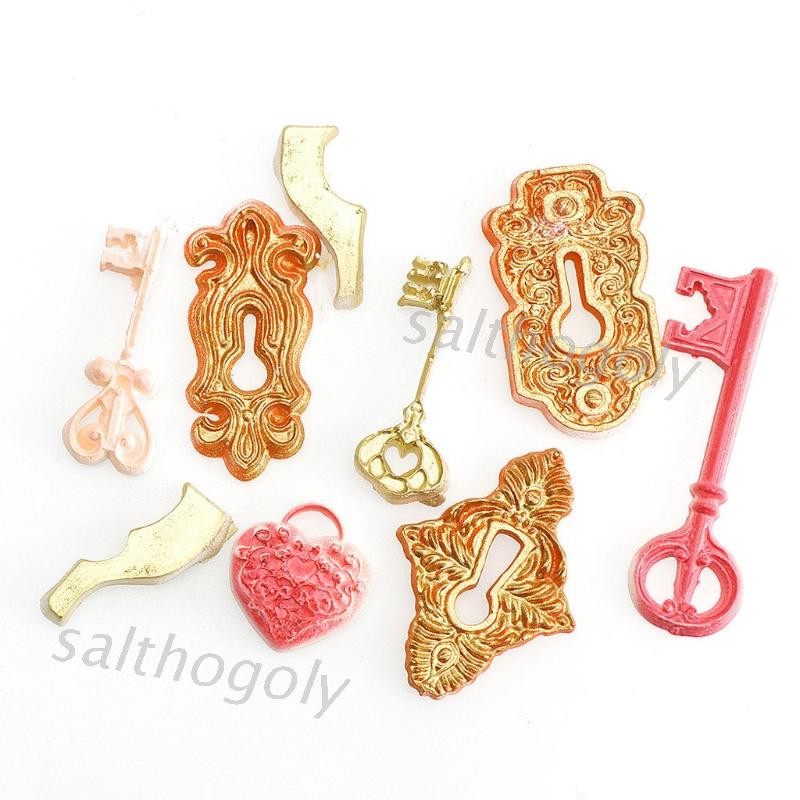 2 Khuôn Silicone Làm Bánh Hình Chìa Khóa Vintage
