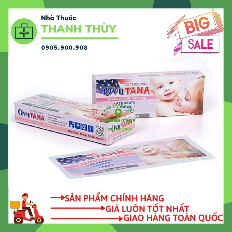 Que Thử Rụng Trứng Ovutana - Chính Xác Cao - Hộp 1 Que - Chính Hãng