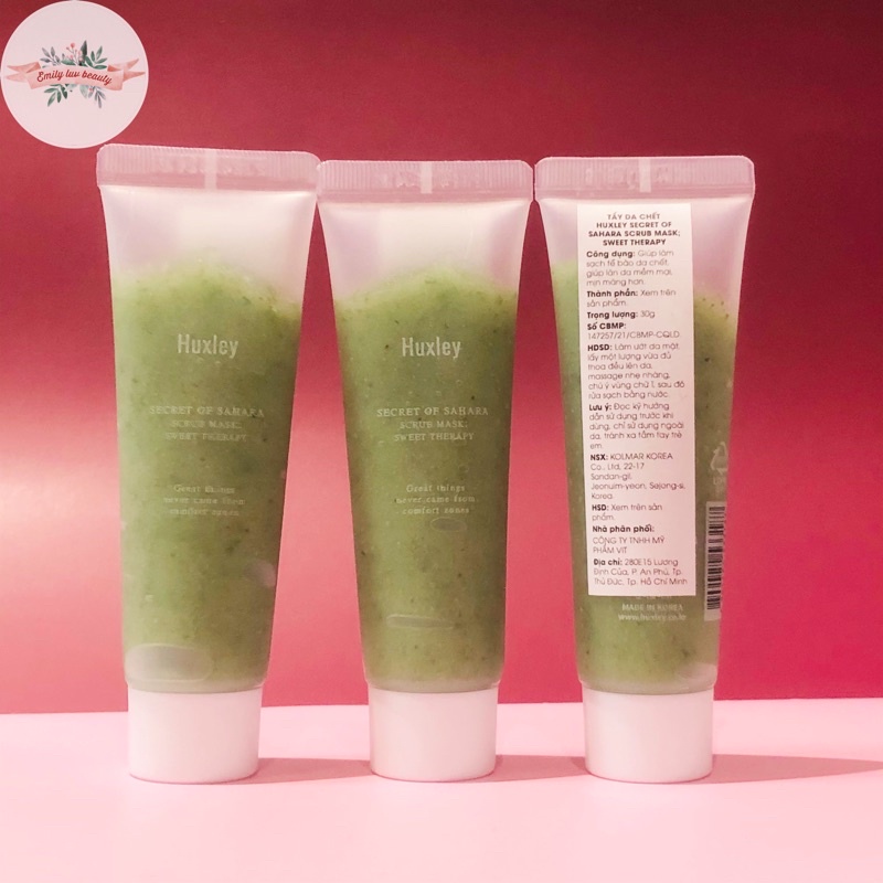 Tẩy tế bào chết Huxley 30G chính hãng