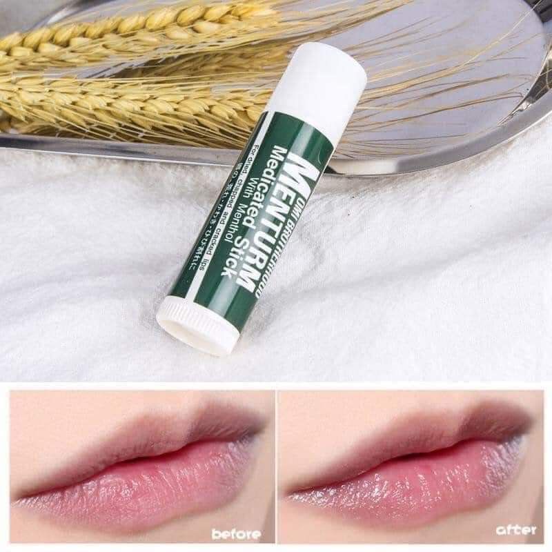 Son dưỡng mềm môi Omi Mentholatum Medicated Stick 4g nội địa Nhật