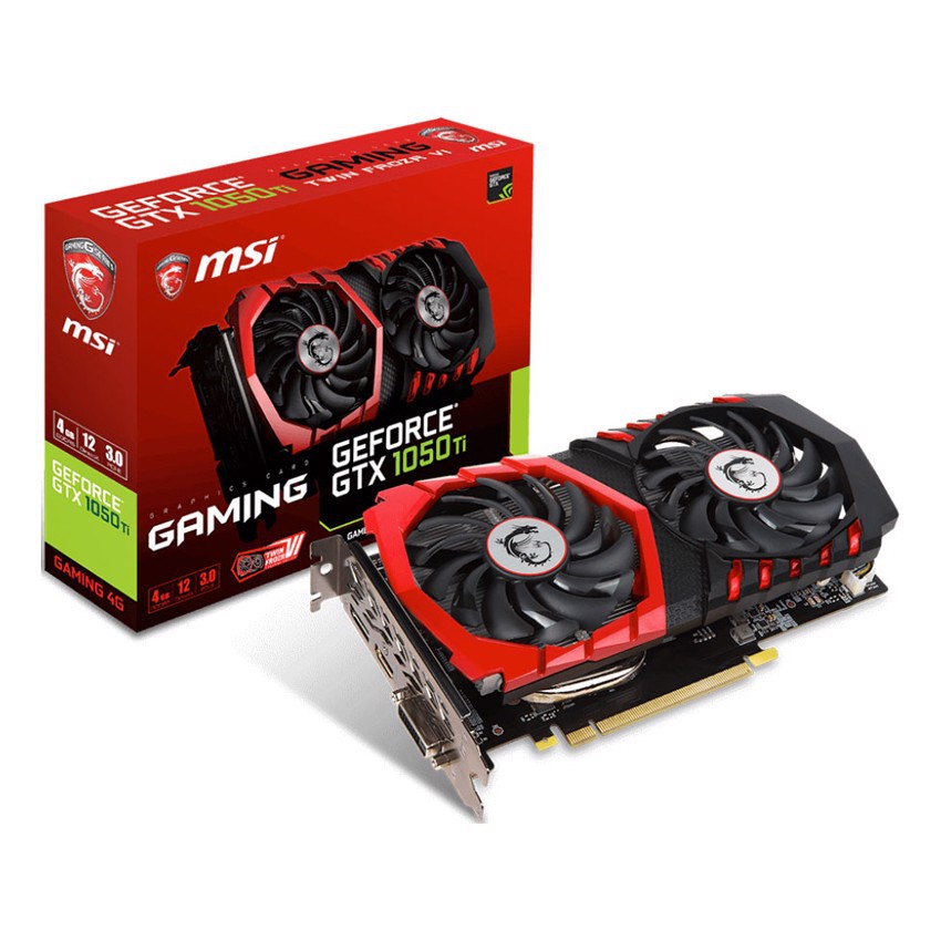 MSI GeForce GTX 1050Ti 4GB GDDR5 Gaming X - Mới, Full Box, BH 36T